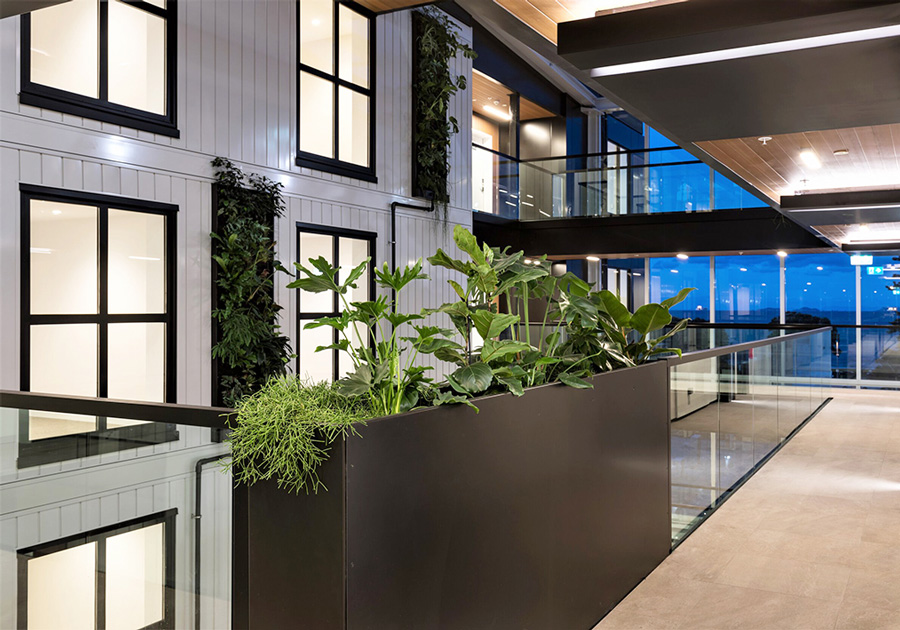 Unex Frameless Glass Balustrade to internal void