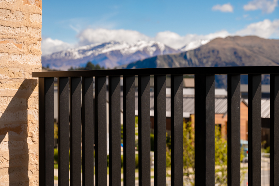 UNEX balustrade for commercial mixed use space in Wanaka.