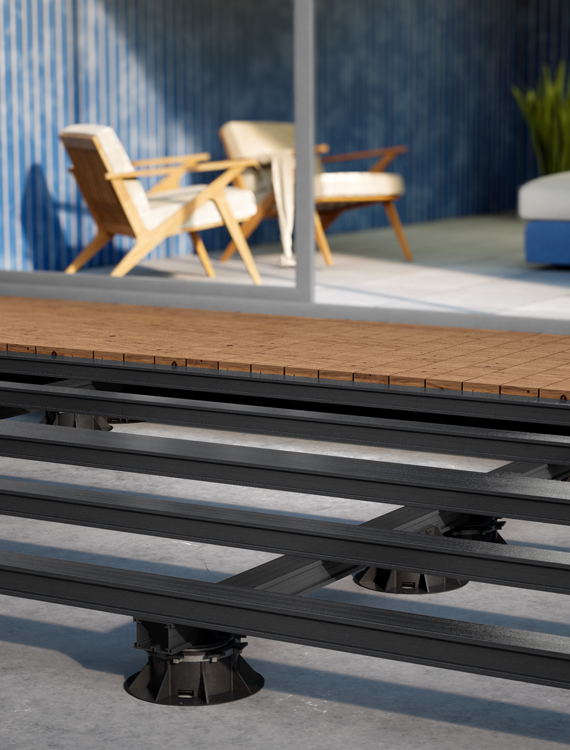 TreadTech Deck Frame System with TreadJack